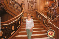 Yvonne on the Grand Staircase